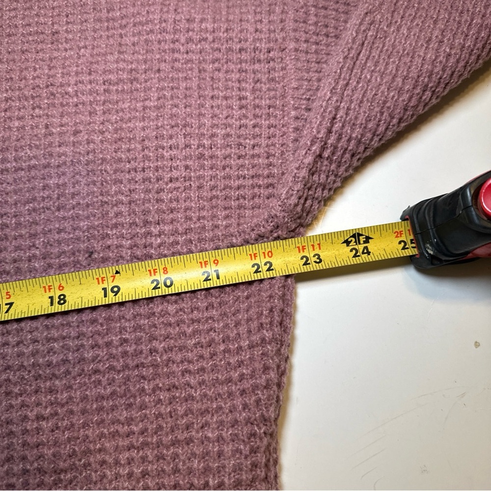 Hollister Womens Pink Easy Cozy Knit Crew Neck Long Sleeve Ribbed Sweater XS - Picture 10 of 11